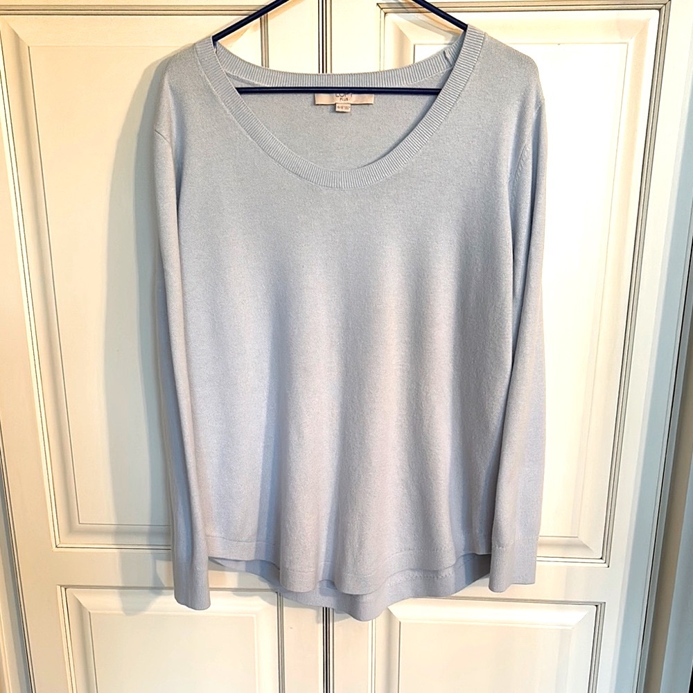 Light Blue sweater LOFT